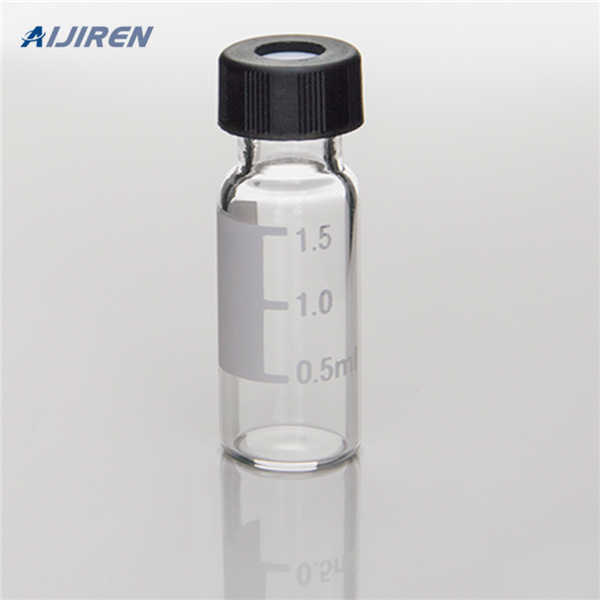 PTFE/silicone septum HPLC sample vials wide opening